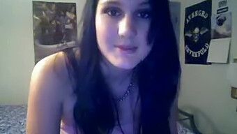 Amateur Girl Strips For Her Webcam Audience